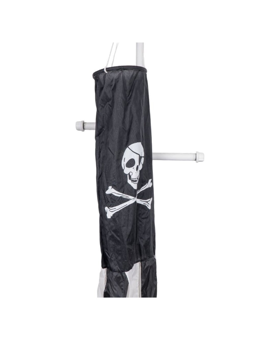 Pirate Windsock Skull Bones Black White Halloween House Decor Garden Flag Party - Picture 8 of 8